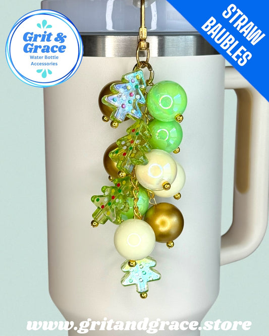 Mint Icicle #5 Straw Bauble