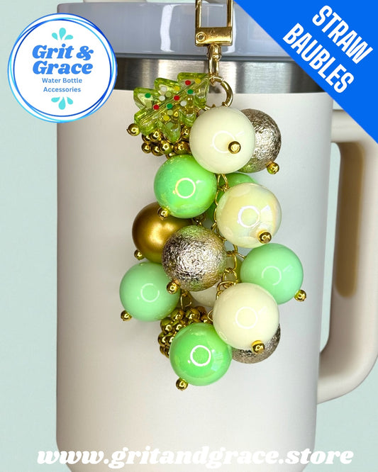 Mint Icicle #4 Straw Bauble