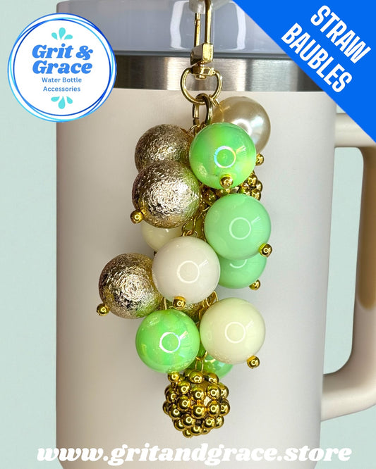 Mint Icicle #1 Straw Bauble