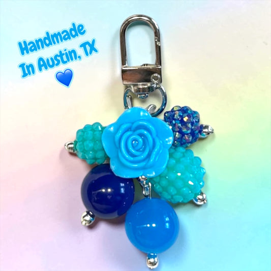 Sea Glass Aura Mini Straw Bauble