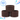 Basketweave Chocolate Gold Glitter Boot