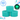 Basketweave Glow in the Dark Teal Glitter Boot