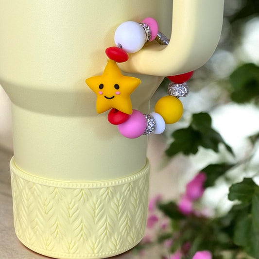 Gold Star Teacher Handle Bracelet