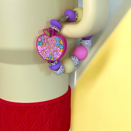 Pink Apple Handle Bracelet