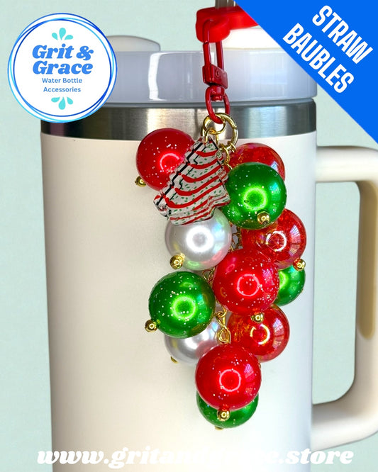 Christmas Cake #9 Straw Bauble