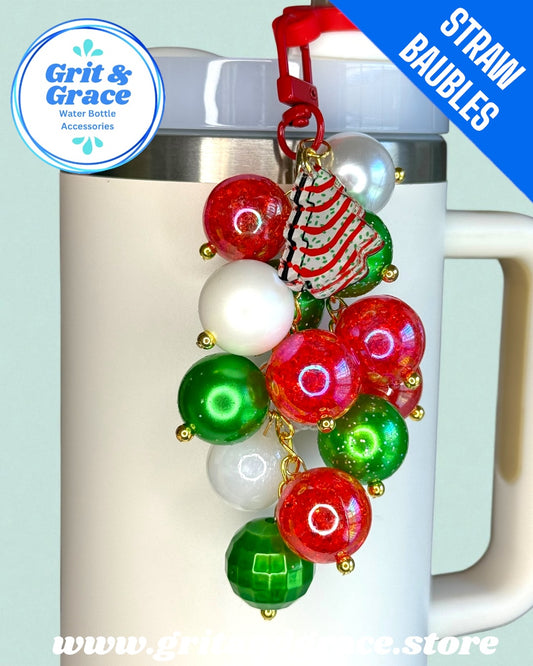 Christmas Cake #7 Straw Bauble