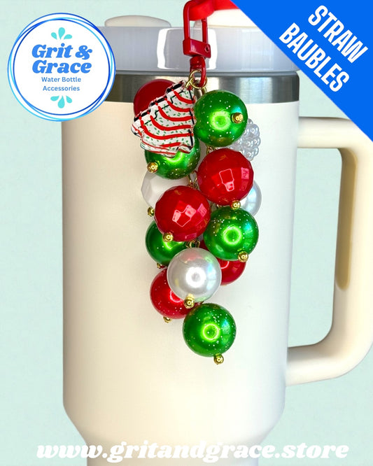 Christmas Cake #5 Straw Bauble