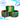 Basketweave Green Witch Boot