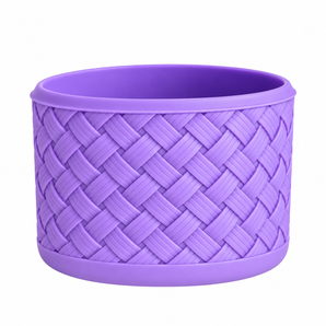 Basketweave Wisteria Purple Boot