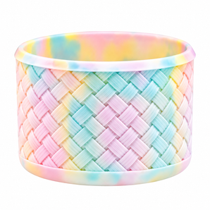 Basketweave Pastel Macaron Boot
