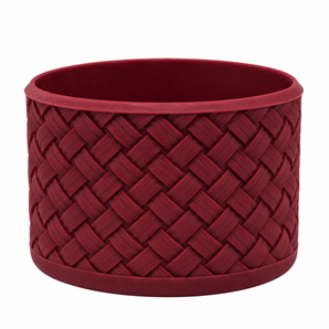 Basketweave Merlot Boot