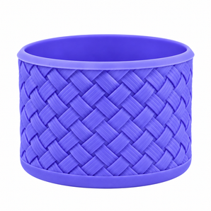 Basketweave Bright Cornflower Purple Boot
