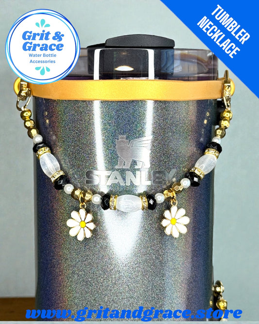 Tumbler Necklace Jewelry - Selenite Wild Bloom