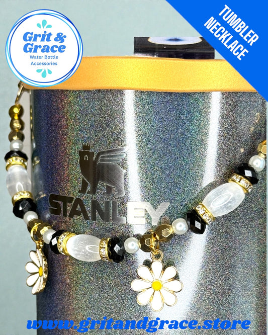 Tumbler Necklace Jewelry - Selenite Wild Bloom