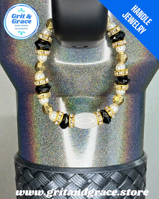 Tumbler Handle Jewelry - Selenite Wild Bloom