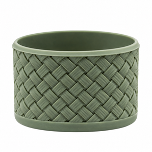 Basketweave Sage Green Boot