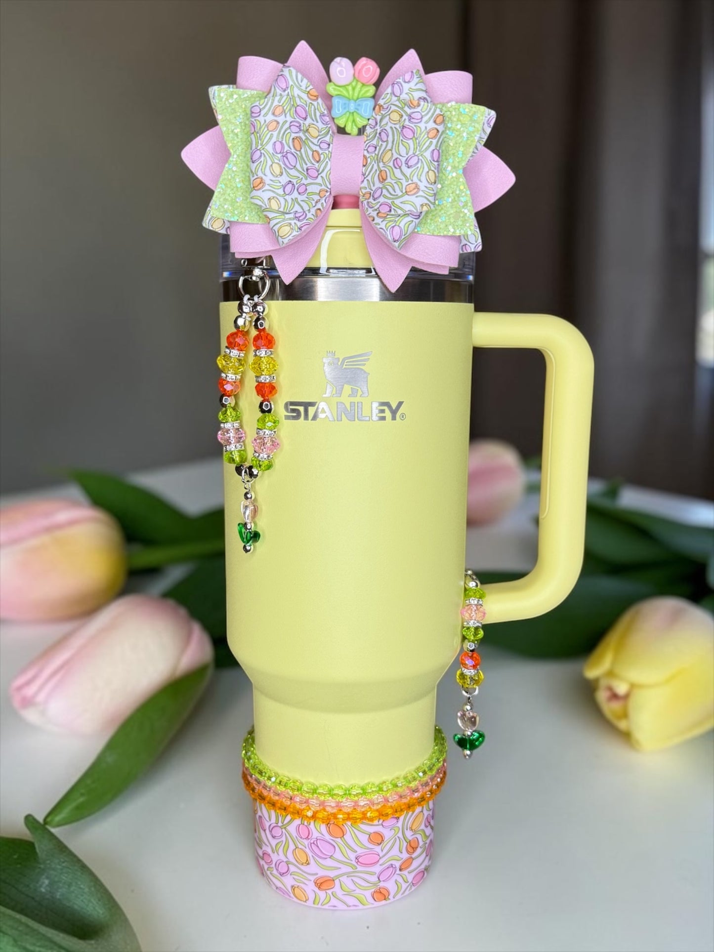 Tumbler Handle Jewelry - Botanical Garden