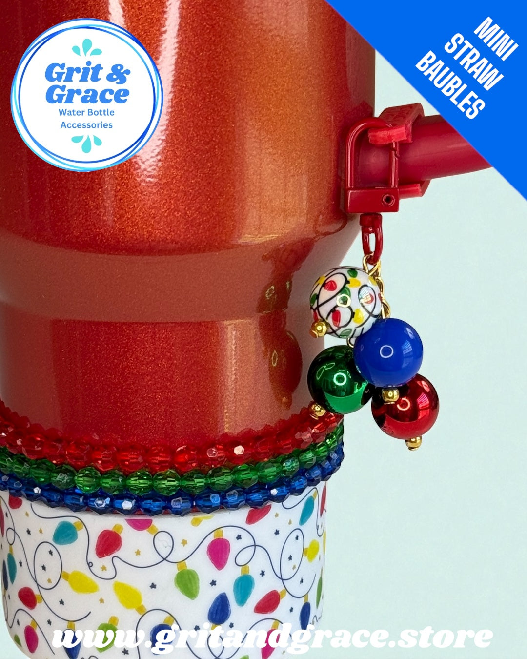 Christmas Lights 2.0 Mini Straw Bauble