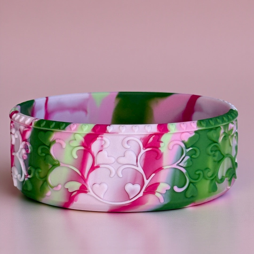 Heart Scroll Berry Blossom Swirl Shorty Boot