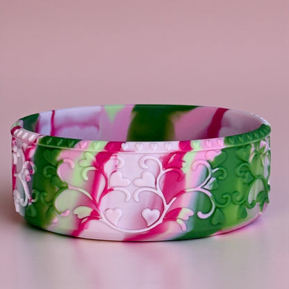 Heart Scroll Berry Blossom Swirl Shorty Boot