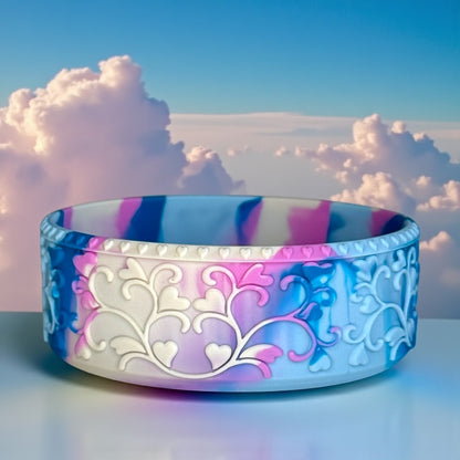 Heart Scroll Cloudberry Shorty Boot