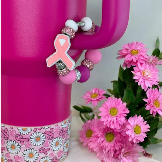 Pink Ribbon Handle Bracelet