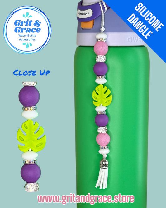 Fresh Monstera Silicone Dangle