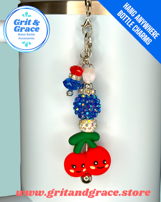 Hang Anywhere Cherries Jubilee Bottle Charm