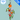 Hang Anywhere Beaded Orange Bottle Charm