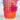 Hot Pink Rose SILICONE Handle Bottle Charm