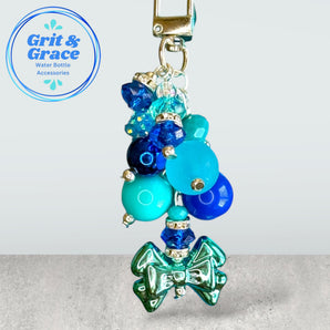Deluxe Mini Straw Bauble - Sea Glass Aura