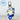 Blue China Mini Straw Bauble