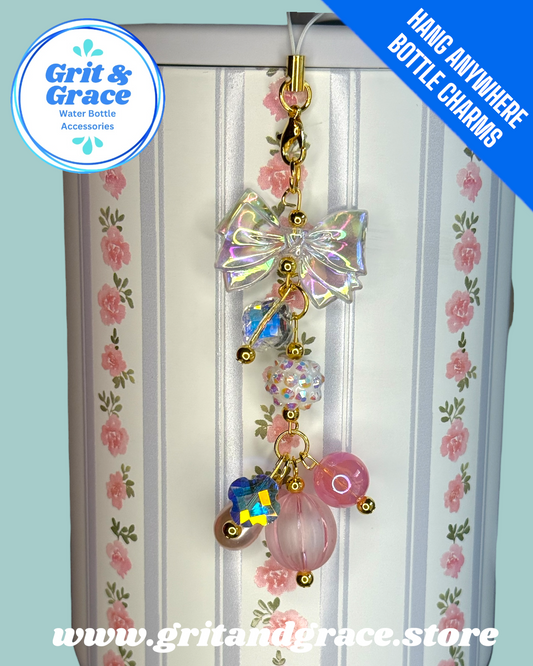 Hang Anywhere Petal Iridescent Bottle Charm