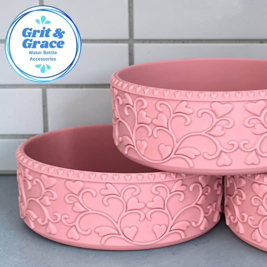 Heart Scroll Mauve Pink Shorty Boot