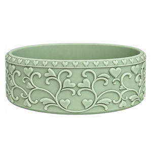 Heart Scroll Sage Green Shorty Boot