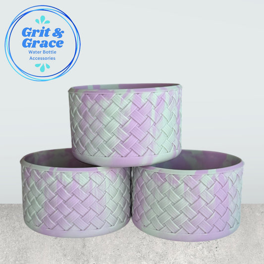 Basketweave Lavender Mint Boot