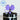 Gracie Wisteria Purple Straw Topper