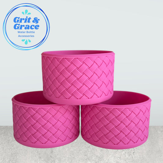 Basketweave Fuchsia Boot