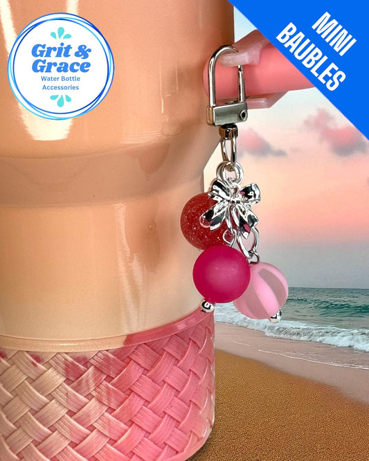 Ibiza Sunset Mini Straw Bauble