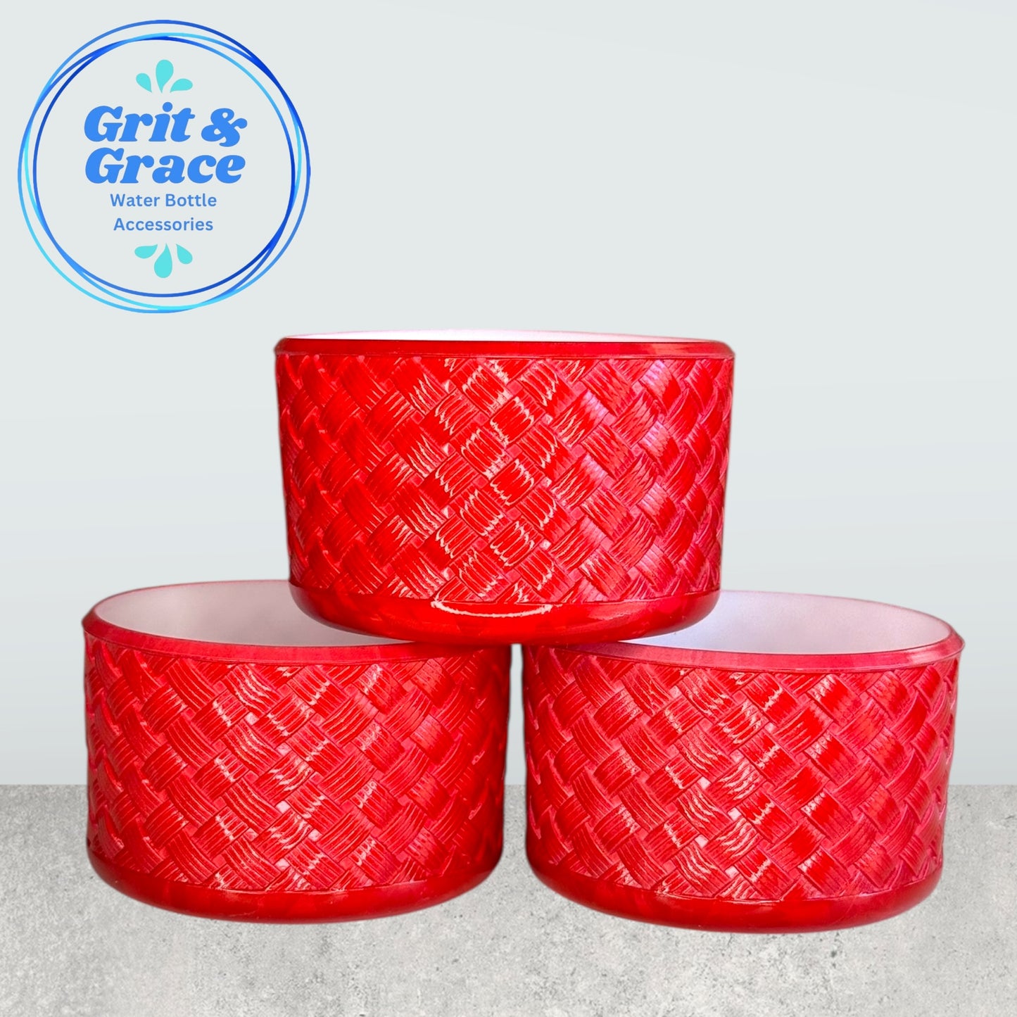 Basketweave Red Prism Boot