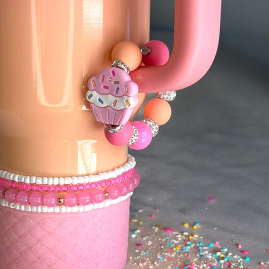 Pink Cupcake Handle Bracelet