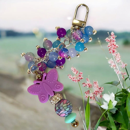 Stained Glass Butterfly Cup Jewelry
