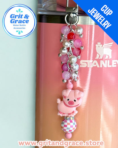 Peach Pig Cup Jewelry
