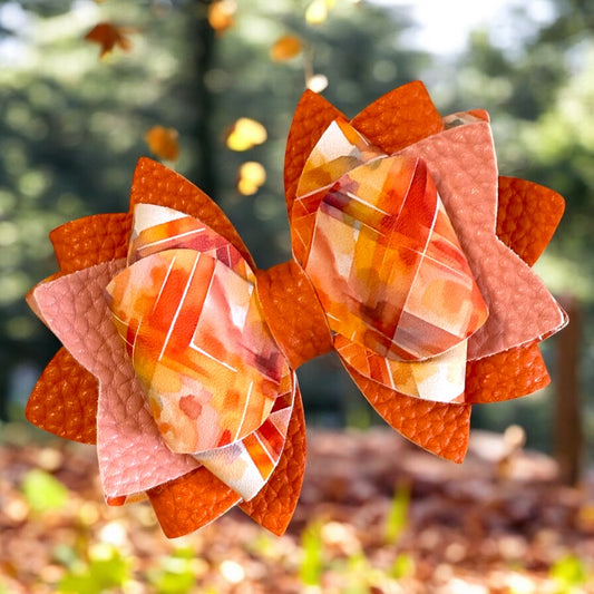 Autumn Ombre Bow