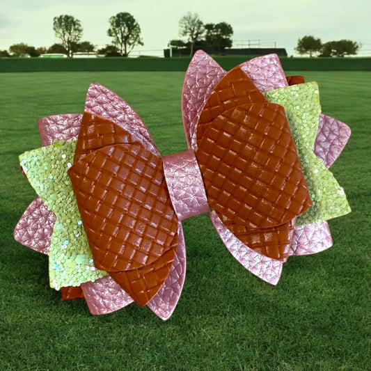 Go Team! Colorblock Bow