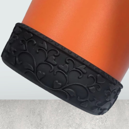 Heart Scroll Midnight Black Shorty Boot