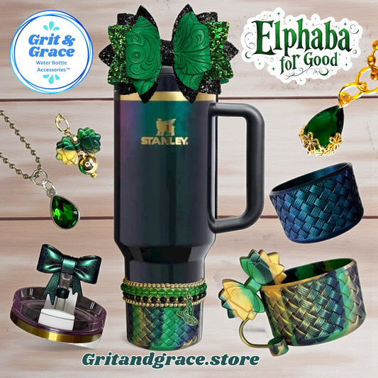 PREORDER Elphaba For Good Embossed Swirl Bow
