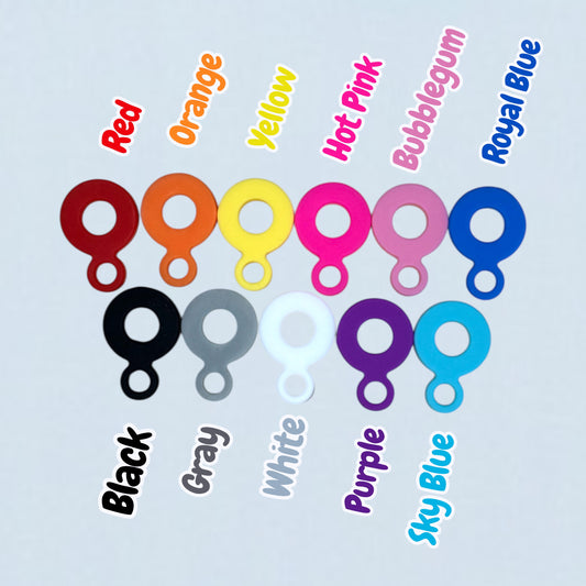 Silicone Straw Ring Bauble Hook