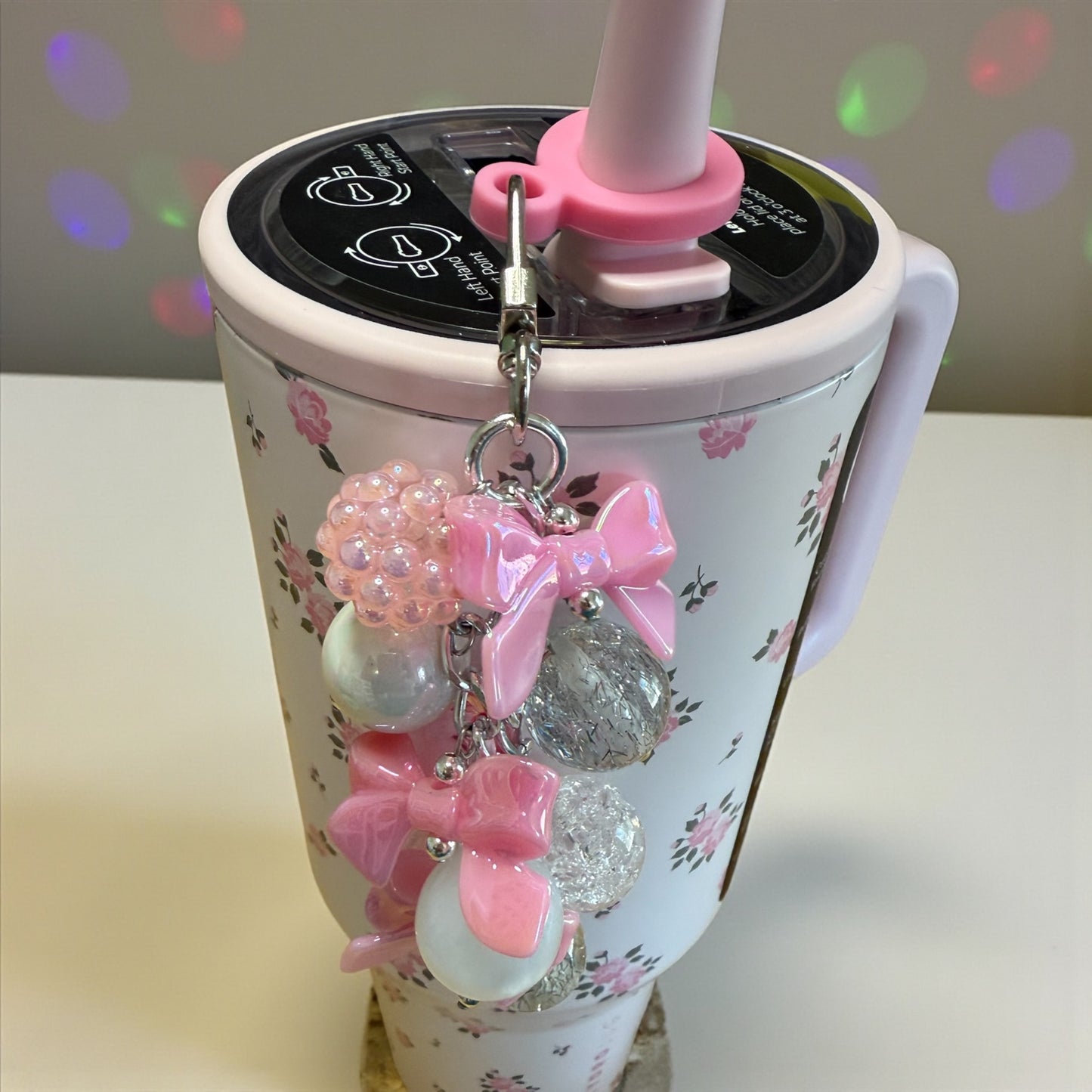 Silicone Straw Ring Bauble Hook