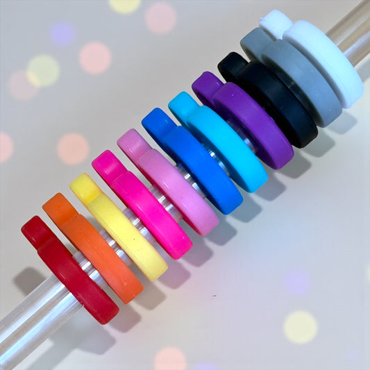Silicone Straw Ring Bauble Hook